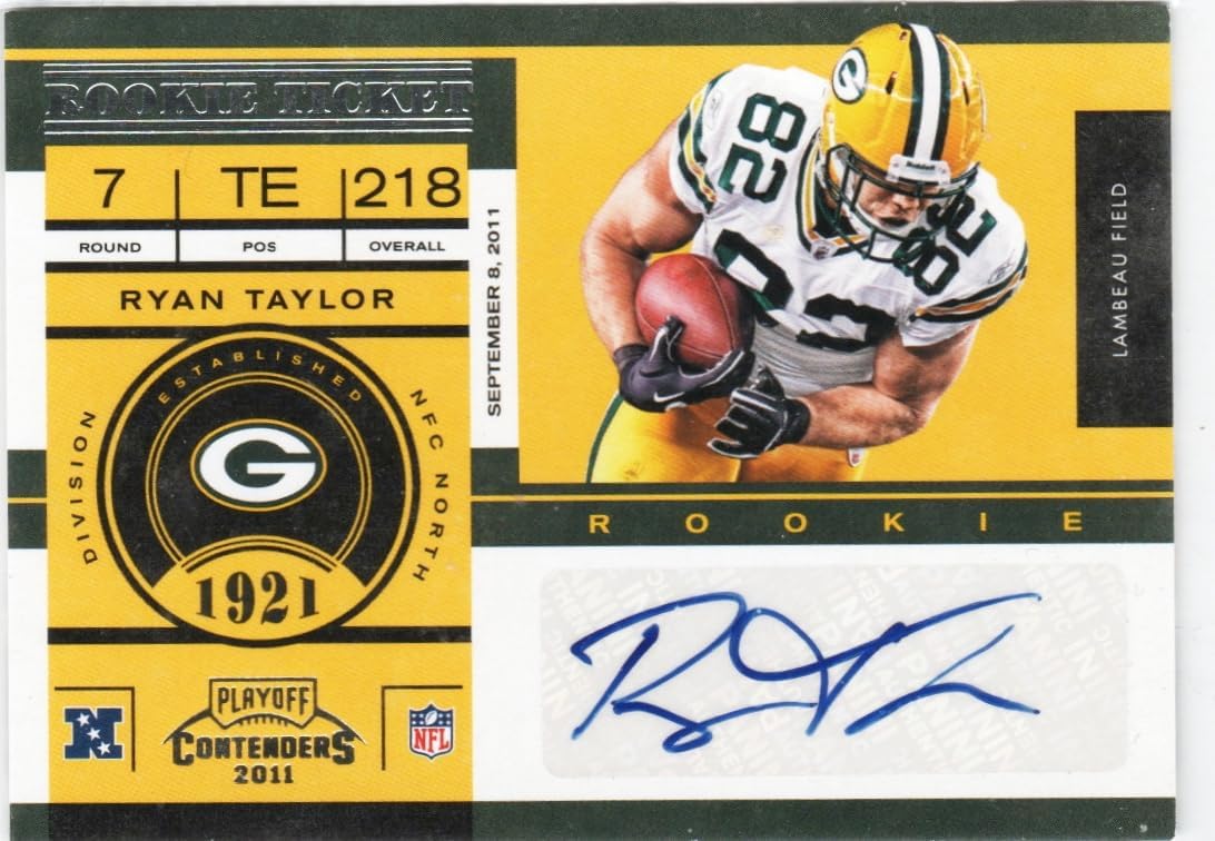 Ryan Taylor Rookie Ticket Autographed Ticket Rookie Card - 2012 Prizm Football Card #174 (Packers)