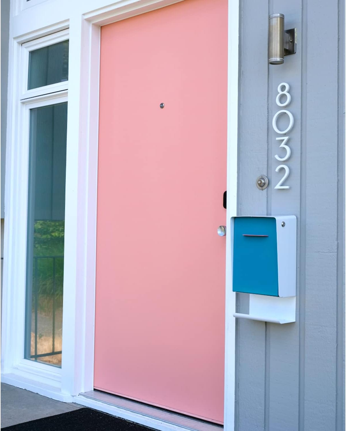 modbox USA Modern Locking Wall Mounted Mailbox - Custom Color Combination with Letter Tray - 12 Color Options