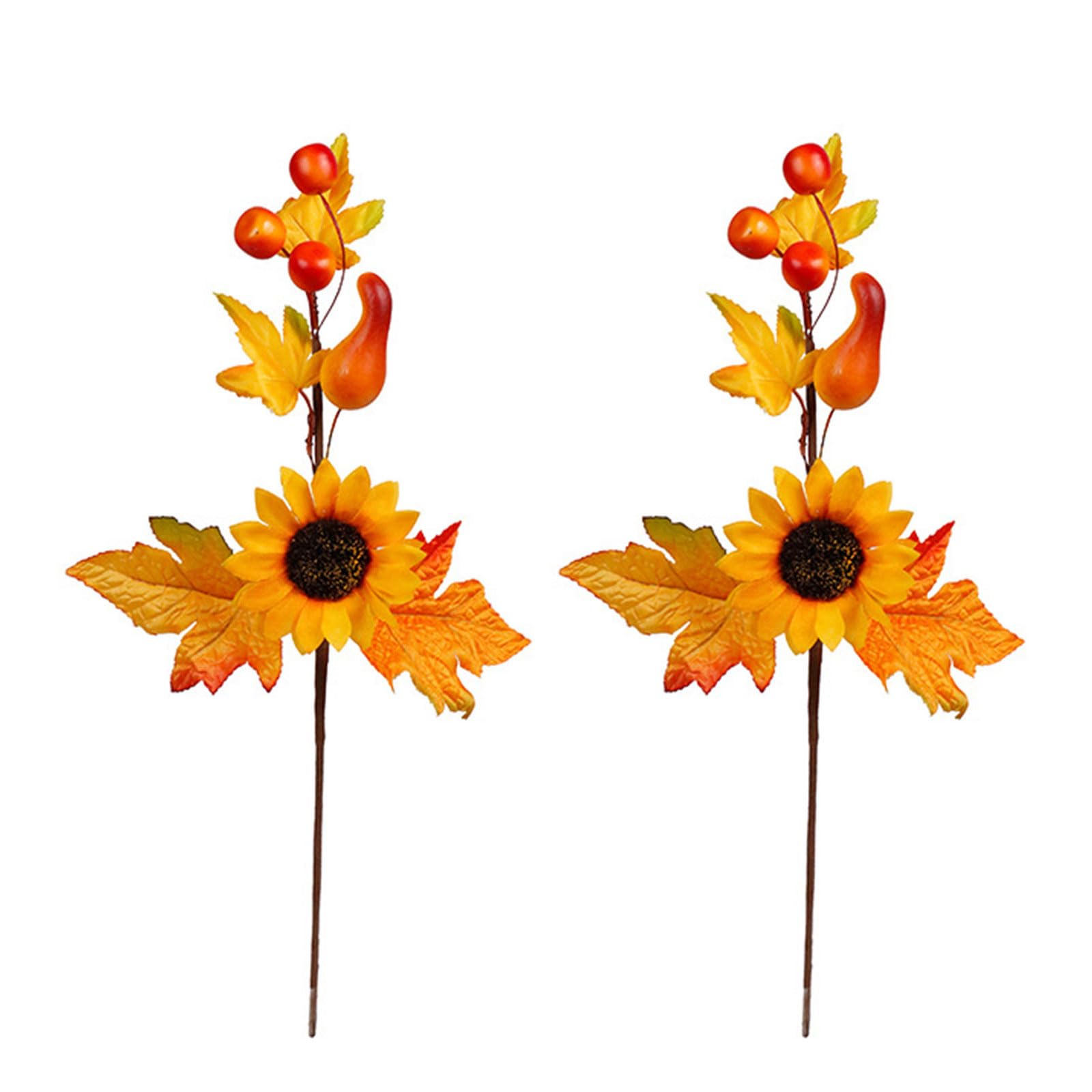 carotoe Of 2 Autumn Decoration Artificial Maples Flower Arrangement Home Furnishings Tabletop Display Supplies Thanksgiving Table Centerpieces