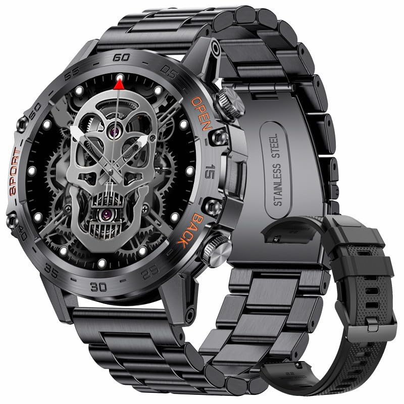 Montre connectée SWZEC Onyxus Fitforce k52 acier noir contre la sédentarité