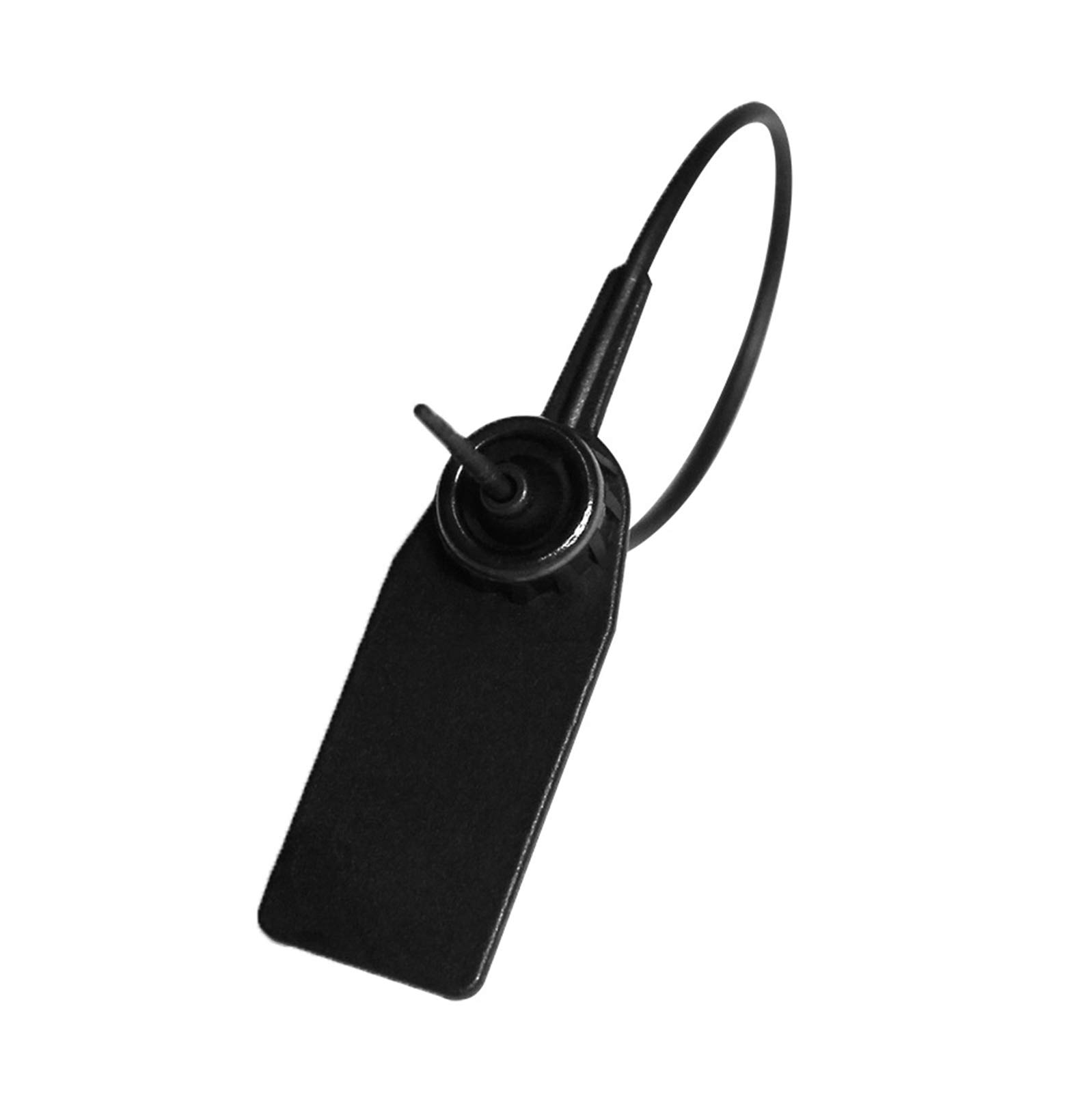Etichette in plastica, 100 pezzi, etichette monouso in plastica, 180 mm, multicolore, per borse, scarpe e vestiti (nero)