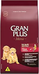 Guabi Natural Ração Granplus Menu Cães Filhotes Carne E Arroz 15Kg