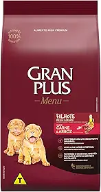 Guabi Natural Ração Granplus Menu Cães Filhotes Carne E Arroz 15Kg