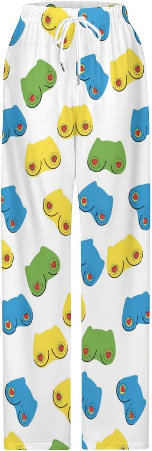 Womens Sleep Pajama Pants Bananas Sleepwear Pants PJ Bottoms