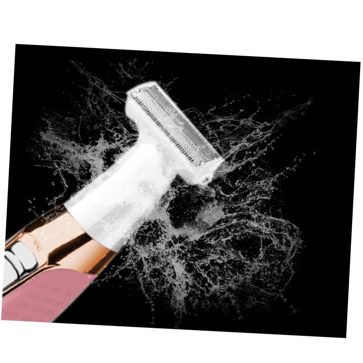 Epilatore Facciale Donna Depilatore Corpo per Donne, Rasoio Elettrico Indolore in Abs Rosa, Portatile da Borsa per Viaggio