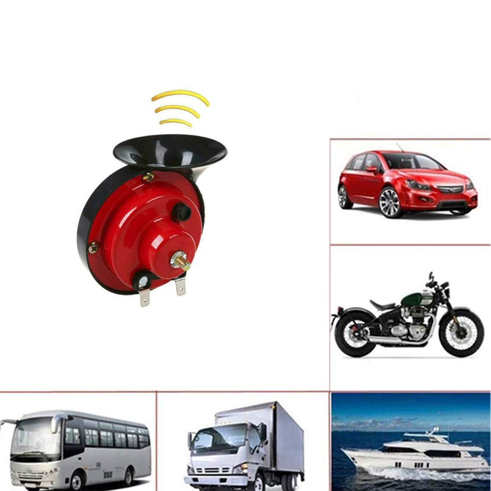 Klaxon Voiture 600DB Ultra Puissant - Double Trompette Pour Voiture, Camion, Bateau (12V/24V)