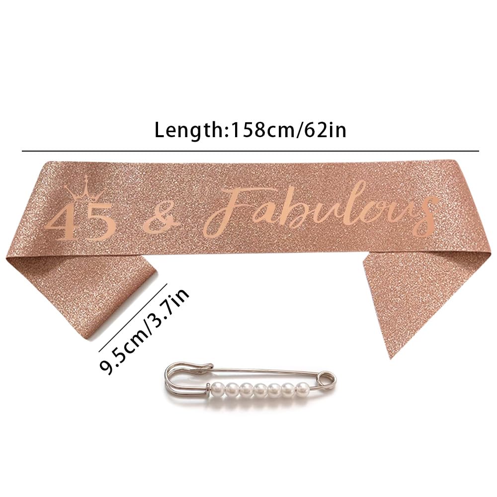 écharpe Couronne Anniversaire Set Couronne Et écharpe 40 Ans