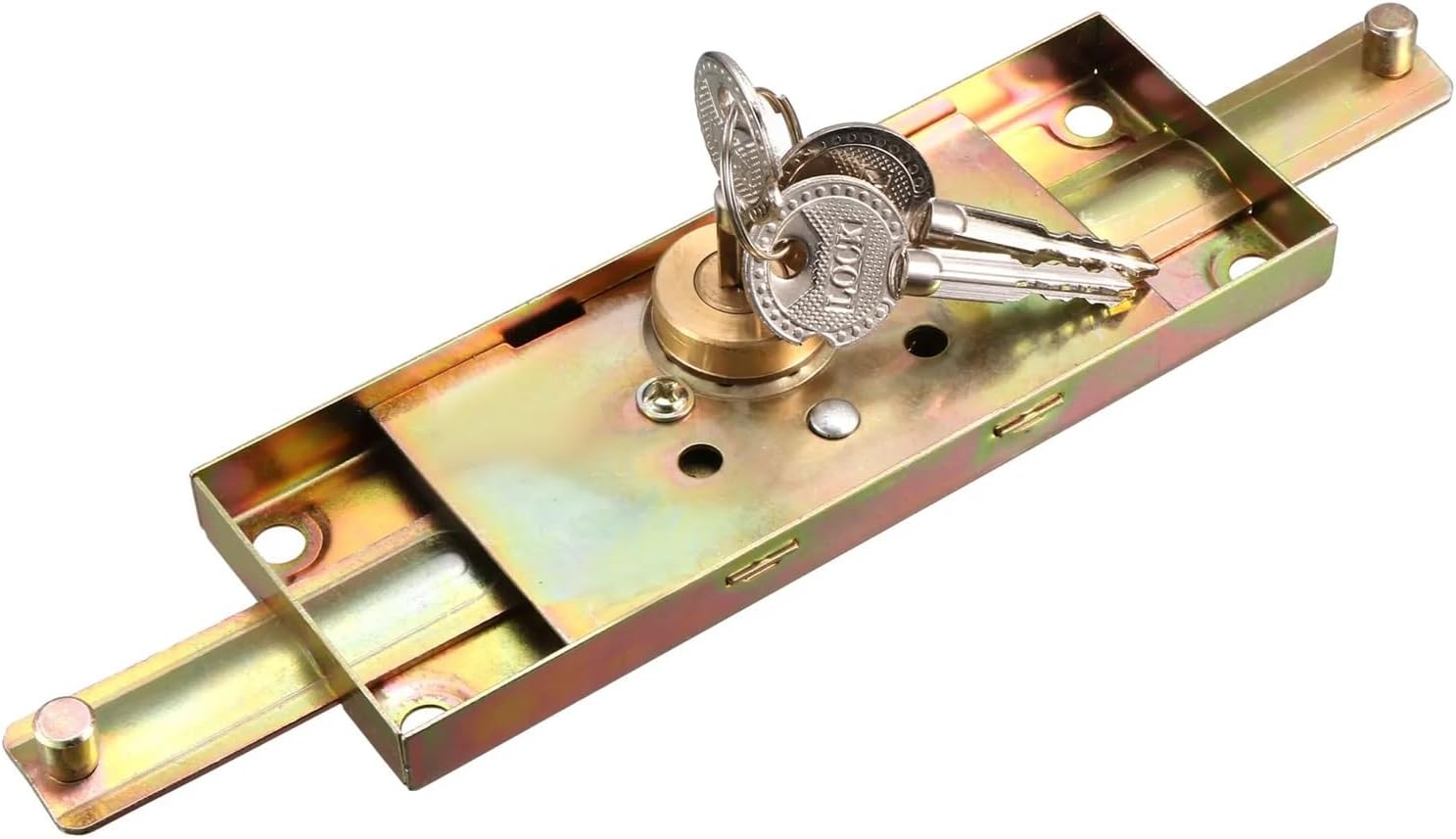 Compatible for Uxcell Rolling Shutter Door Lock with Cross Keys for Metal Security Grilles and Garage Doors