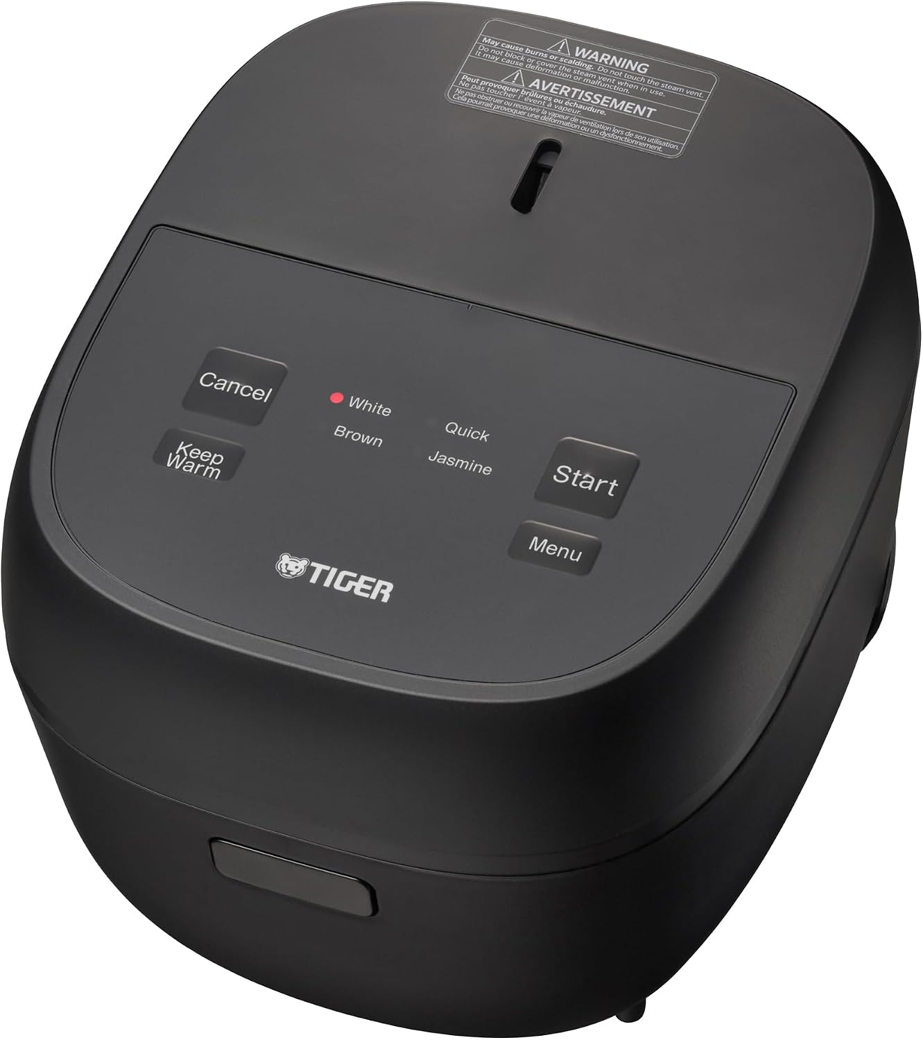 TIGER JBT-B18U-KY 10 Cup (Uncooked) Micom Rice Cooker and Warmer with Non-Stick Ceramic Coated Inner Pot and 4 Auto-Cook Settings, Black