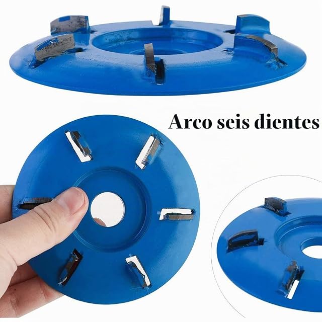 Foto 6 de 8 de Disco para cortar pezuñas de ganado, cuchillas para cortar pezuñas, herramienta de disco para tallar madera