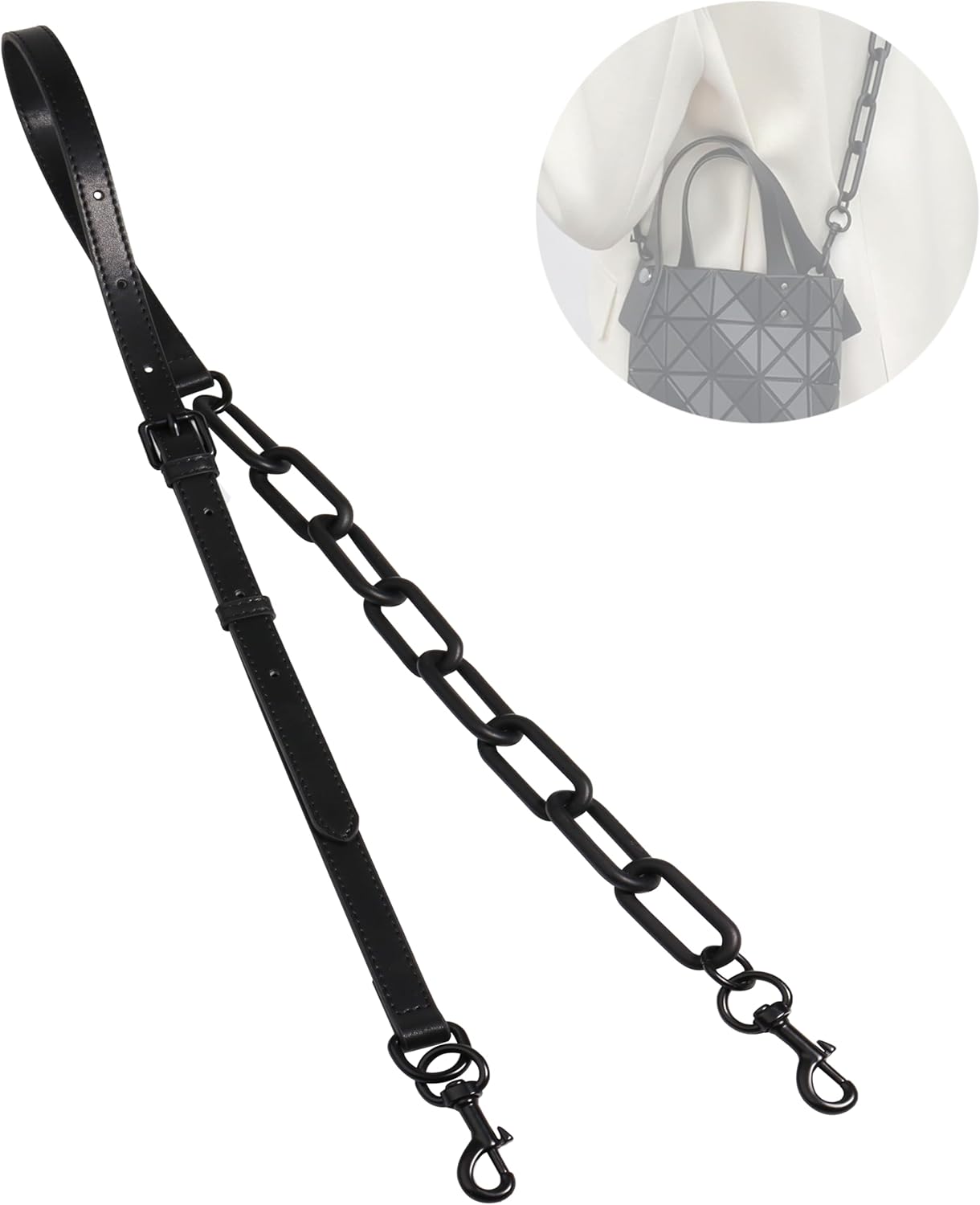 Leather Purse Strap Replacement Crossbody Resin Shoulder Strap Adjustable for Handbags Bag Strap for Shoulder Bag