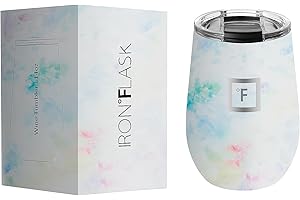 IRON °FLASK Insulated Wine Tumbler with Lid, 14 oz