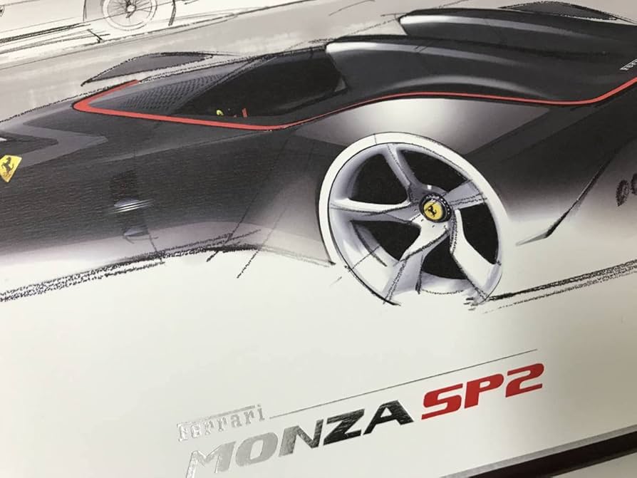 【オフィシャルカタログ】Ferrari SP1 Amazon.co.jp: フェラーリ純正 Monza SP1 SP2 リトグラフ