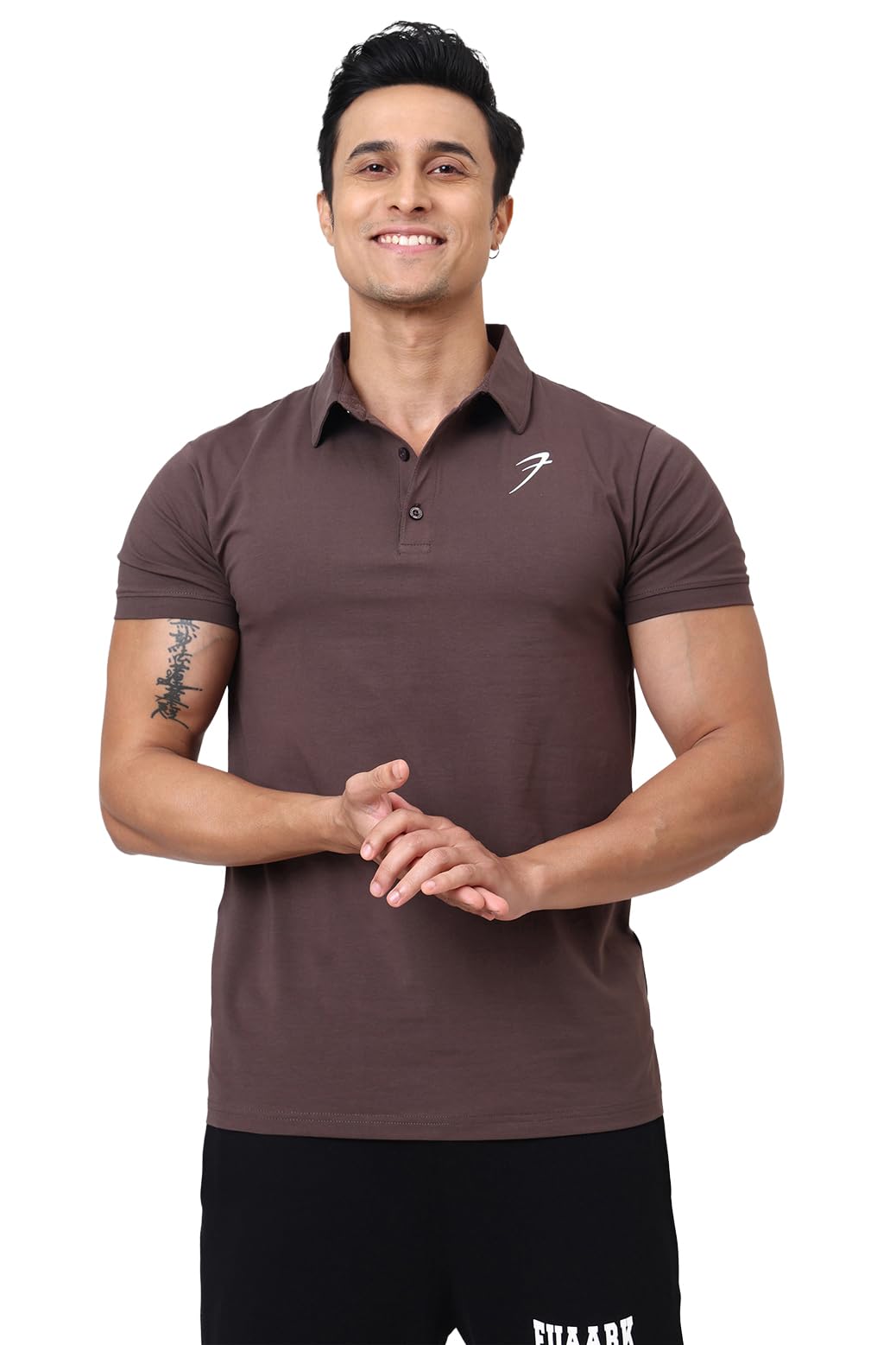 FUAARK Men's Slim Fit Polo T-Shirt-image-2