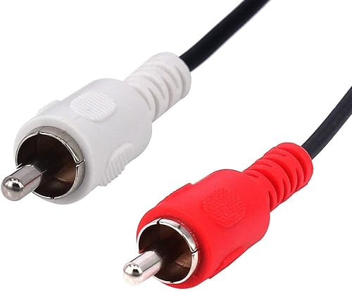 Miniatura 3 de Qaoquda - Cable DIN de 5 pines a RCA, 5 pies4.9 ft, enchufe macho DIN a 2 RCA macho cable adaptador de audio para sistemas electrofónicos Bang &