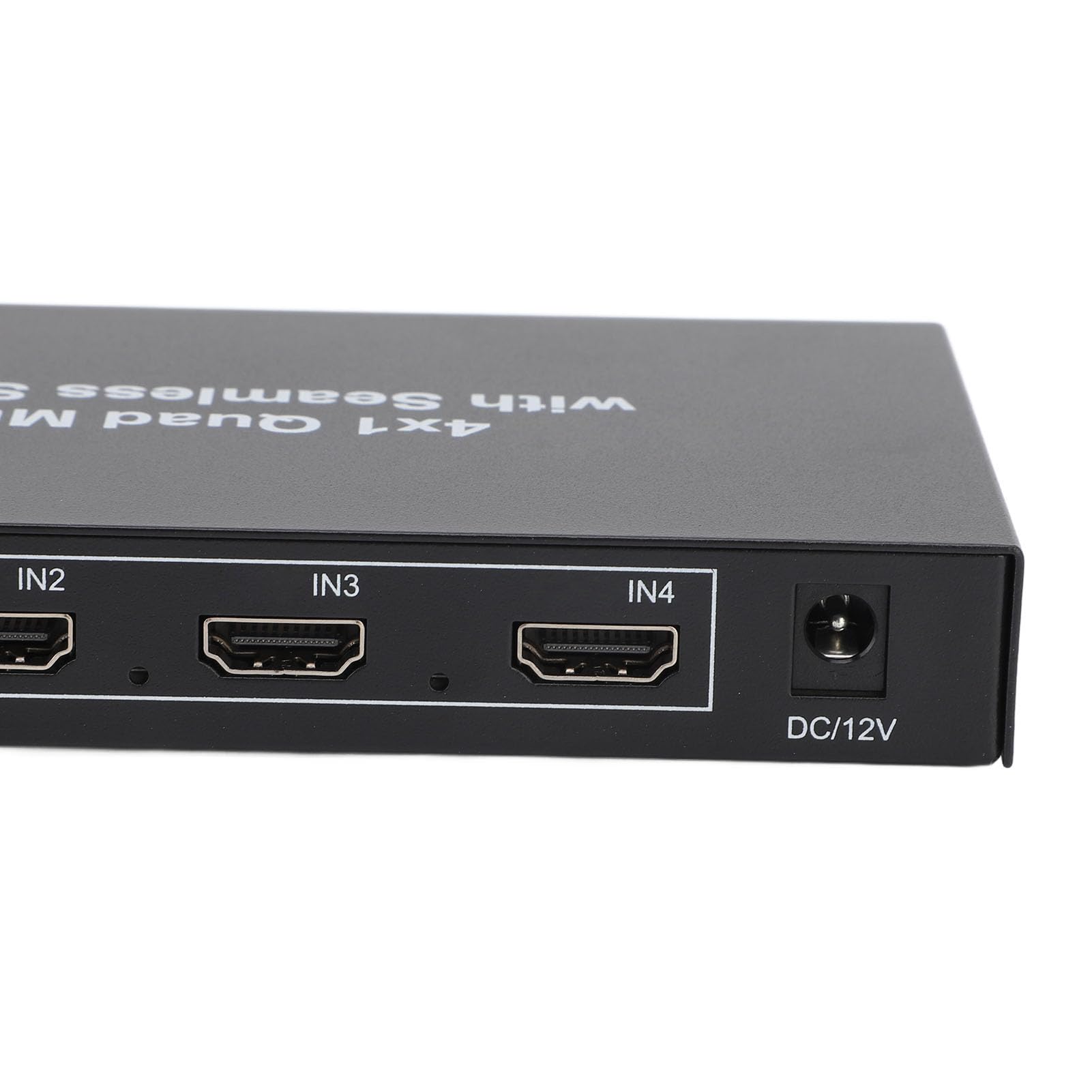 PUSOKEI 4x1 Quad Multiviewer - |Nahtlose 1080P 60Hz 5 Anzeigemodi für Überwachungskameras Gaming (EU-Stecker)