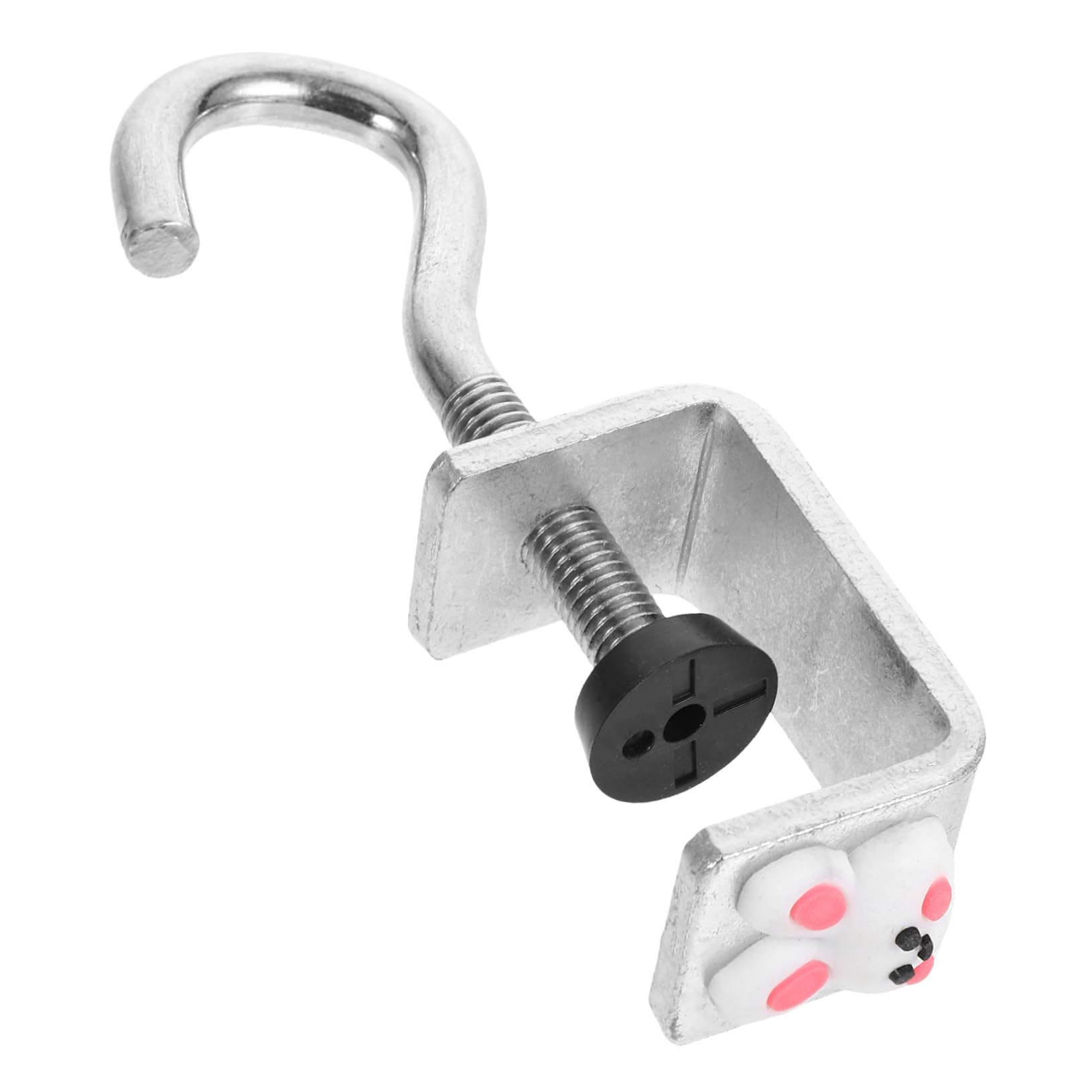 PartyKindom Desk Mounting Bag Hooks 3pcs Metal Backpack Hooks for Desk Multi-functional Clamps Quick Installation