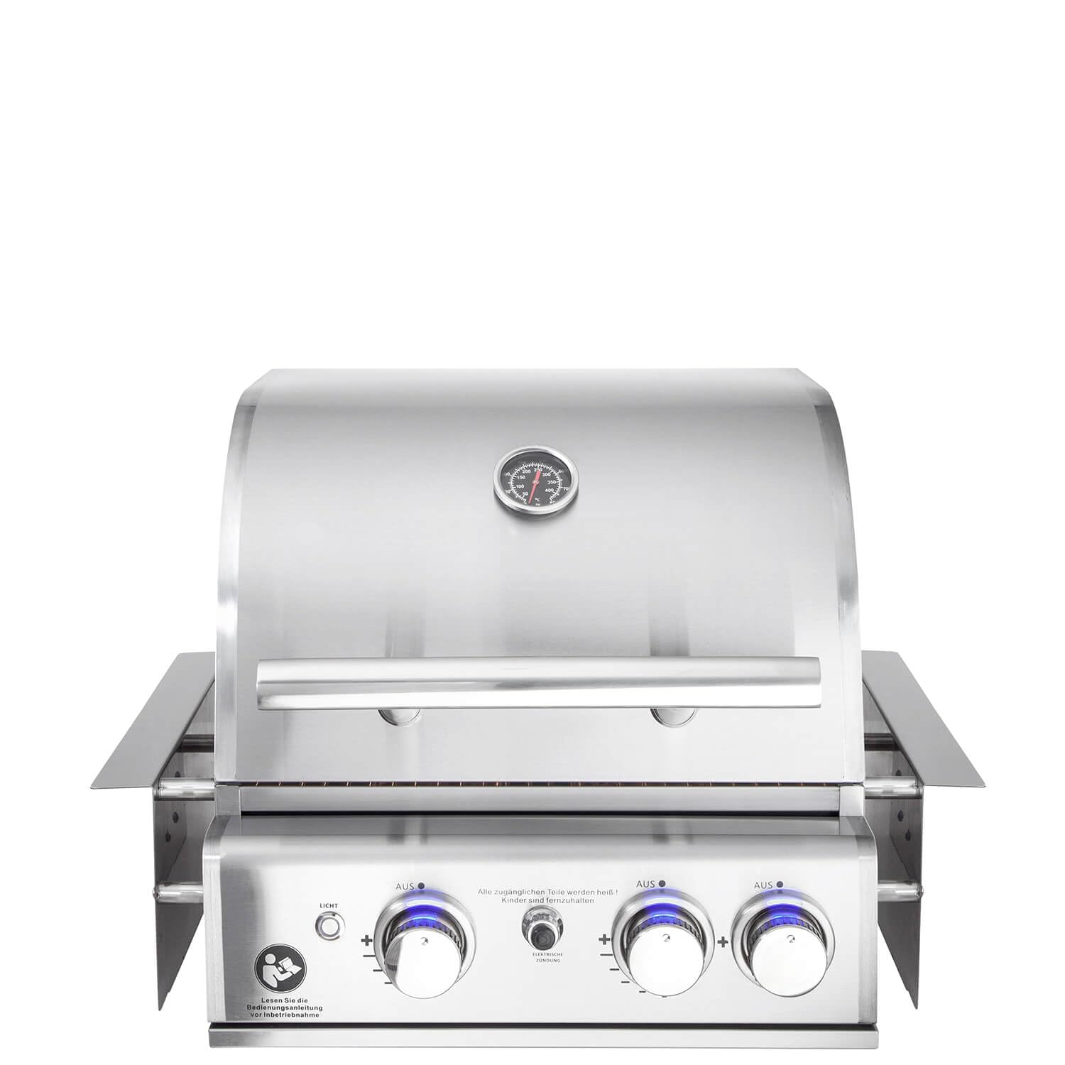 Top-Line Chef S Built-In Gasgrill Einbaugrill Edelstahl Air System 2 Brenner/Backburner