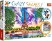 Trefl- Cielo sopra Parigi 600 Elementi, Forme Pazze, qualità Premium, per Adulti e Bambini dai 10 Anni Puzzle, Colore