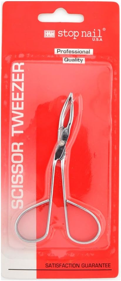 Stop Nail Scissor Style Tweezer