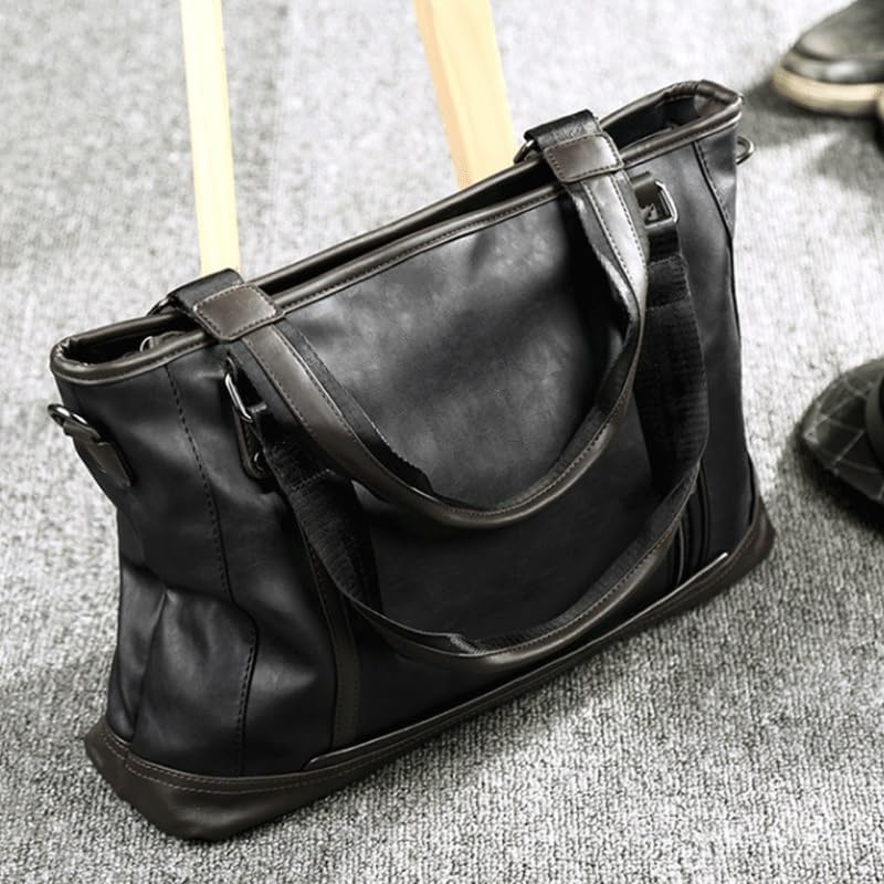 Business commuting Men's Handbag Cross Shoulder Crossbody Bag Business Briefcase Daily routine image 3