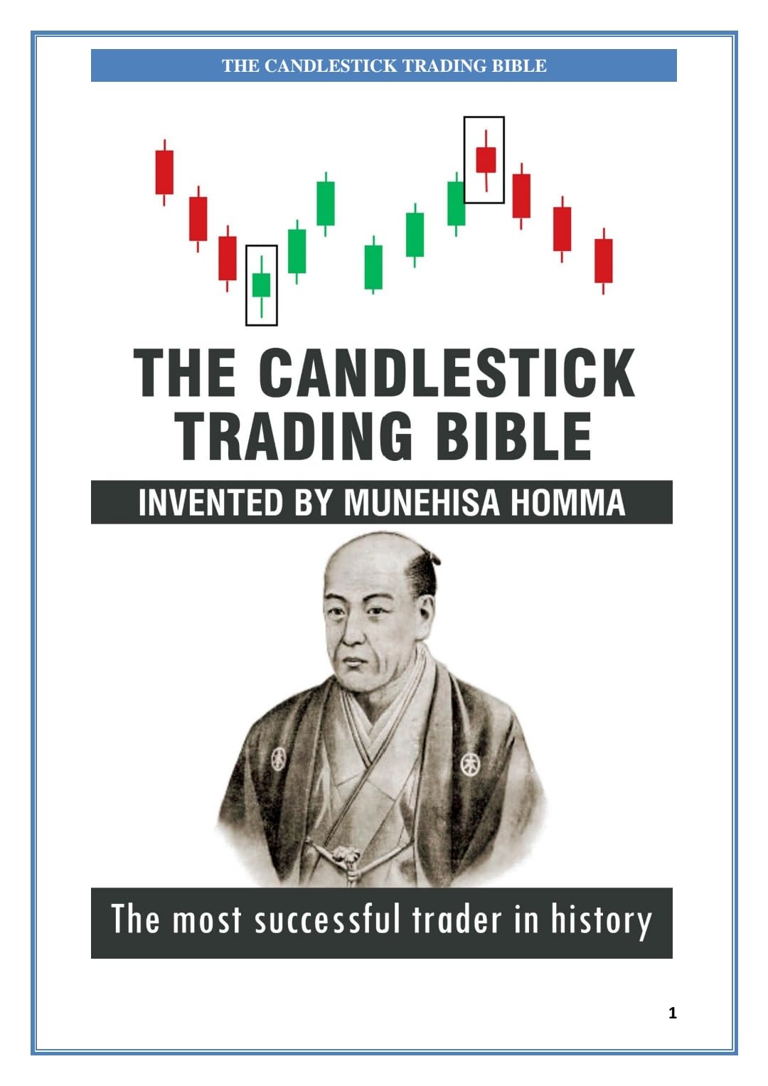 The Candle Stick Trading Bible by Munehisa Homma - Image 1