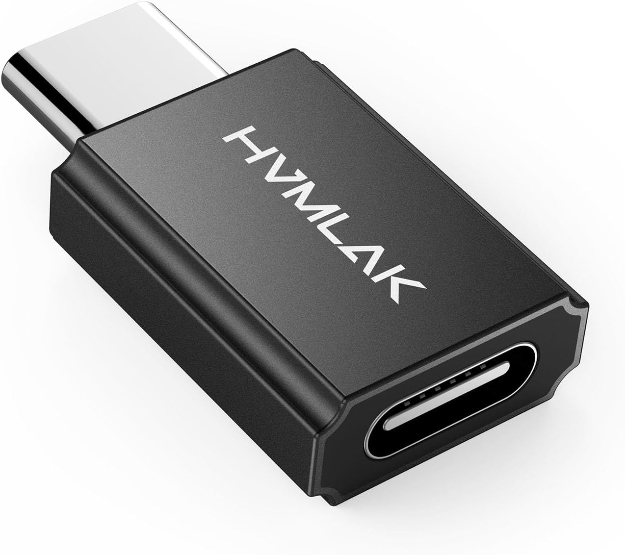 HVMLAK Link240 USB-C Motorcycle CarPlay Bluetooth Headset Substitute Adapter Bypass 2.0 with Max 45W Fast Charging Port, Black