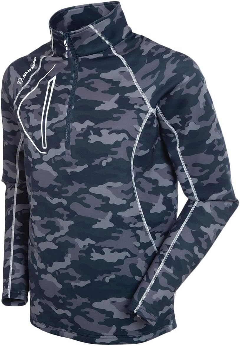 Sunice Mens Allendale Lightweight Thermal Golf Pullover Sweater