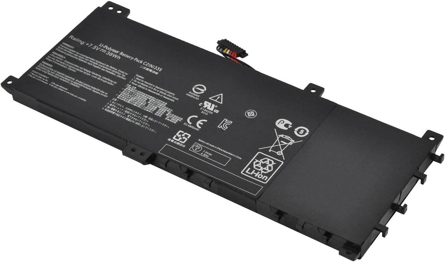 C21N1335 C21PQ9H Laptop Battery Replacement for Asus VivoBook S451 S451LA S451LB S451LN V451 Series (7.5V 38Wh)