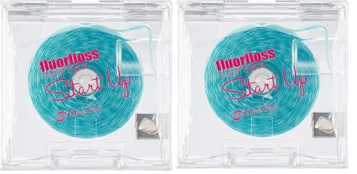Oral Care Floor Floss Startup with Wax 40m (2 Pieces) 2個