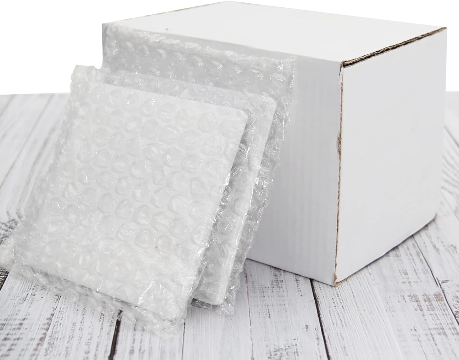 48 Pack Sublimation Blanks Coasters Bulk, 4 Inch Glossy White Glazed Ceramic Tiles Bulk with Cork Backing Pads, Heat Transfer Cup Mat for DIY Crafts Home Kitchen Decor (Square 48PCS)