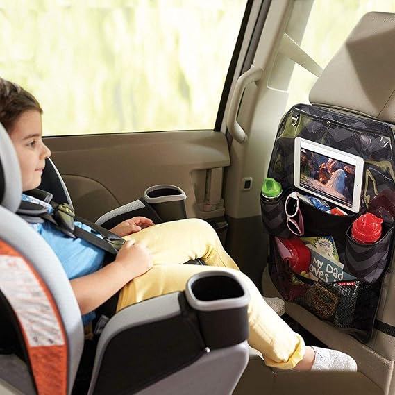Skip Hop Back Seat Car Organizer, Style Driven, Black, 0.6 lb