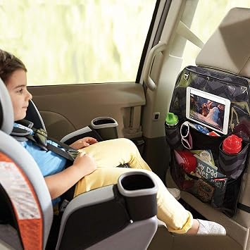 Skip Hop Back Seat Car Organizer, Style Driven, Black, 0.6 lb