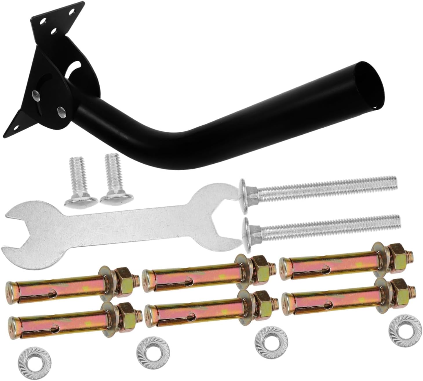 Angoily 1set Antenna Mount Pole Kit for Rv Construction Portable Design Compatible Various Models Easy Installation