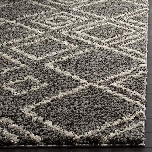 Tapete SAFAVIEH Arizona Shag 5'1" x 7'6" Boho Marrón miniatura 4