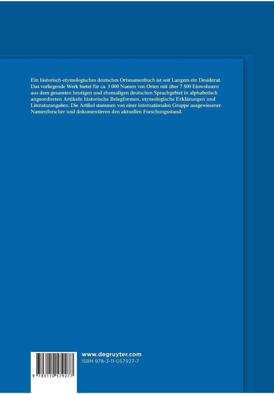 Deutsches Ortsnamenbuch