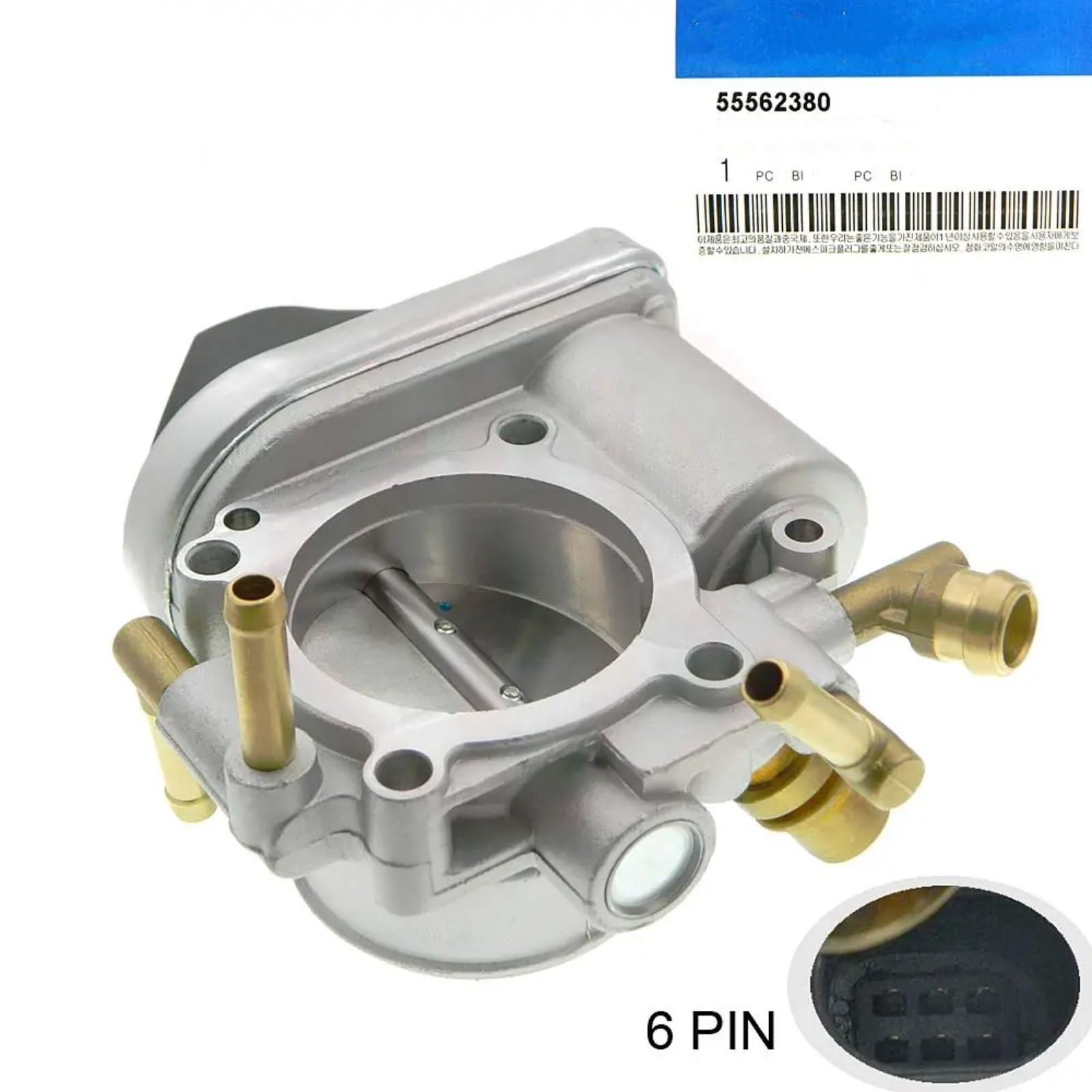 Capteur de position du papillon (TPS) pour Opel Vectra Berline et Break 1.8 (2006-2012), corps de papillon 59 mm, référence OEM : 55562380, 93189782, A2C53192017