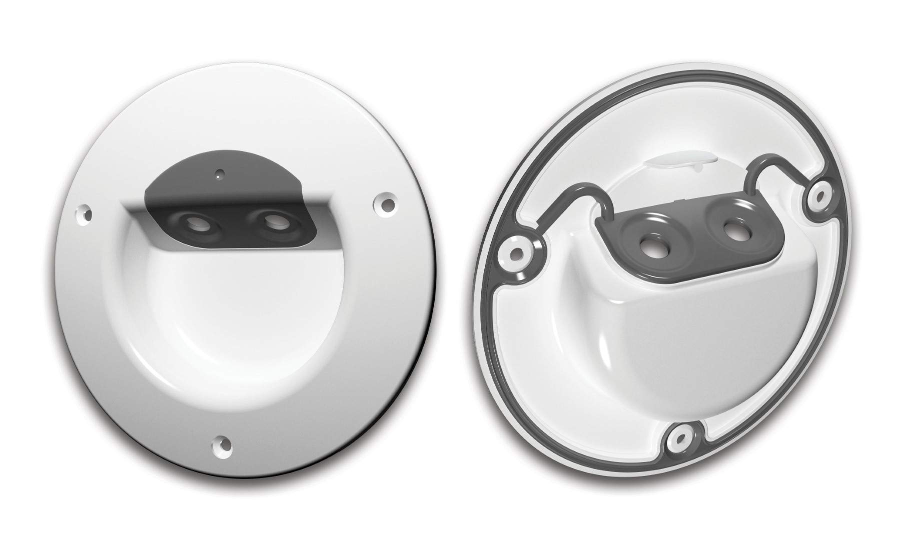 TIMCO Timloc Rad Recessed Radiator Pipe Guide and Seal-White