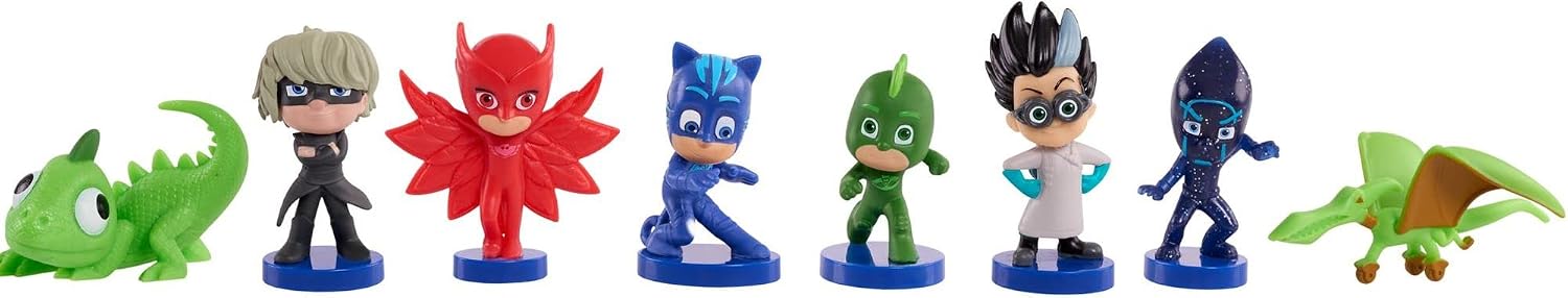 PJmasks Collectible Figure Set 8 Pieces