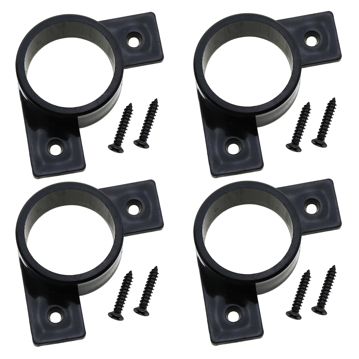 LUORNG4PCS Black ABS Plastic Laser Cutter and Engraver Foot Holder with Screw Laser Foot Holder Accessory Suitable for xTool D1 Series Laser Engravers