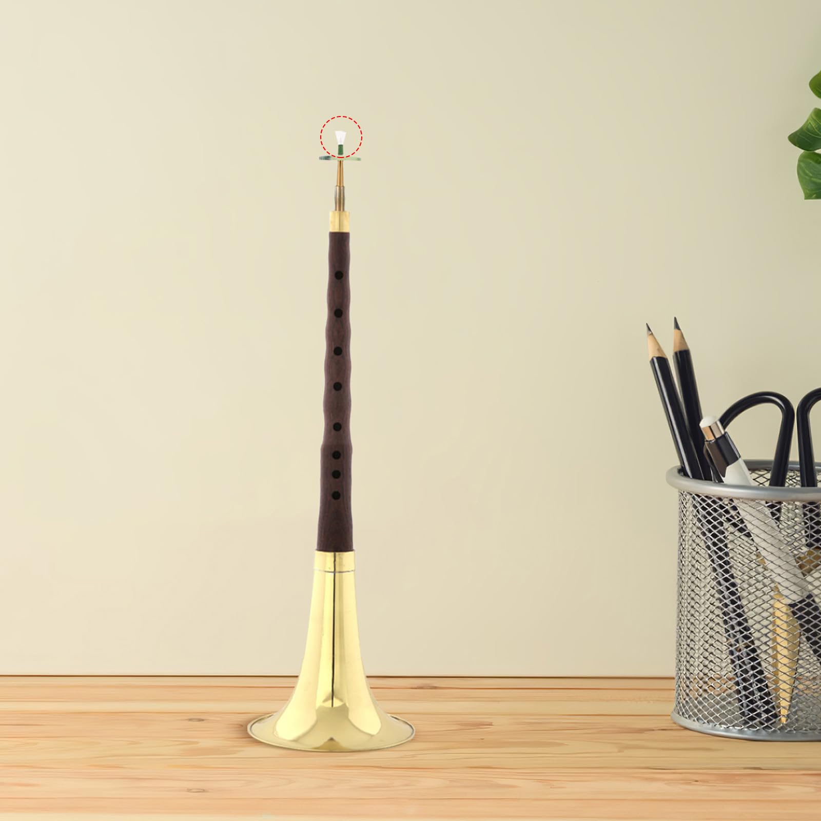 Cabilock Lot de 2 Embouts en Plastique pour Sifflet D'instrument Suona en Tonalité Do, Accessoires à Anche à Faible Résistance pour Musique Traditionnelle Chinoise, Kit de
