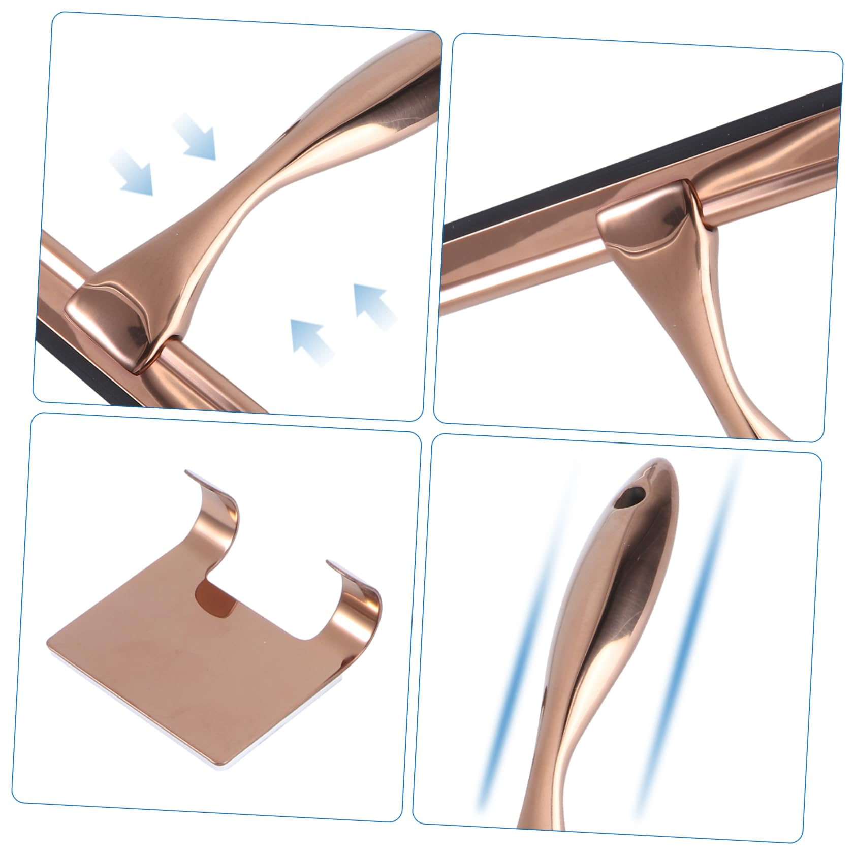 Raschietto Per Vetri In Acciaio - Spatola Flessibile Per Doccia, Specchi E Superfici Lisce - Foto 7