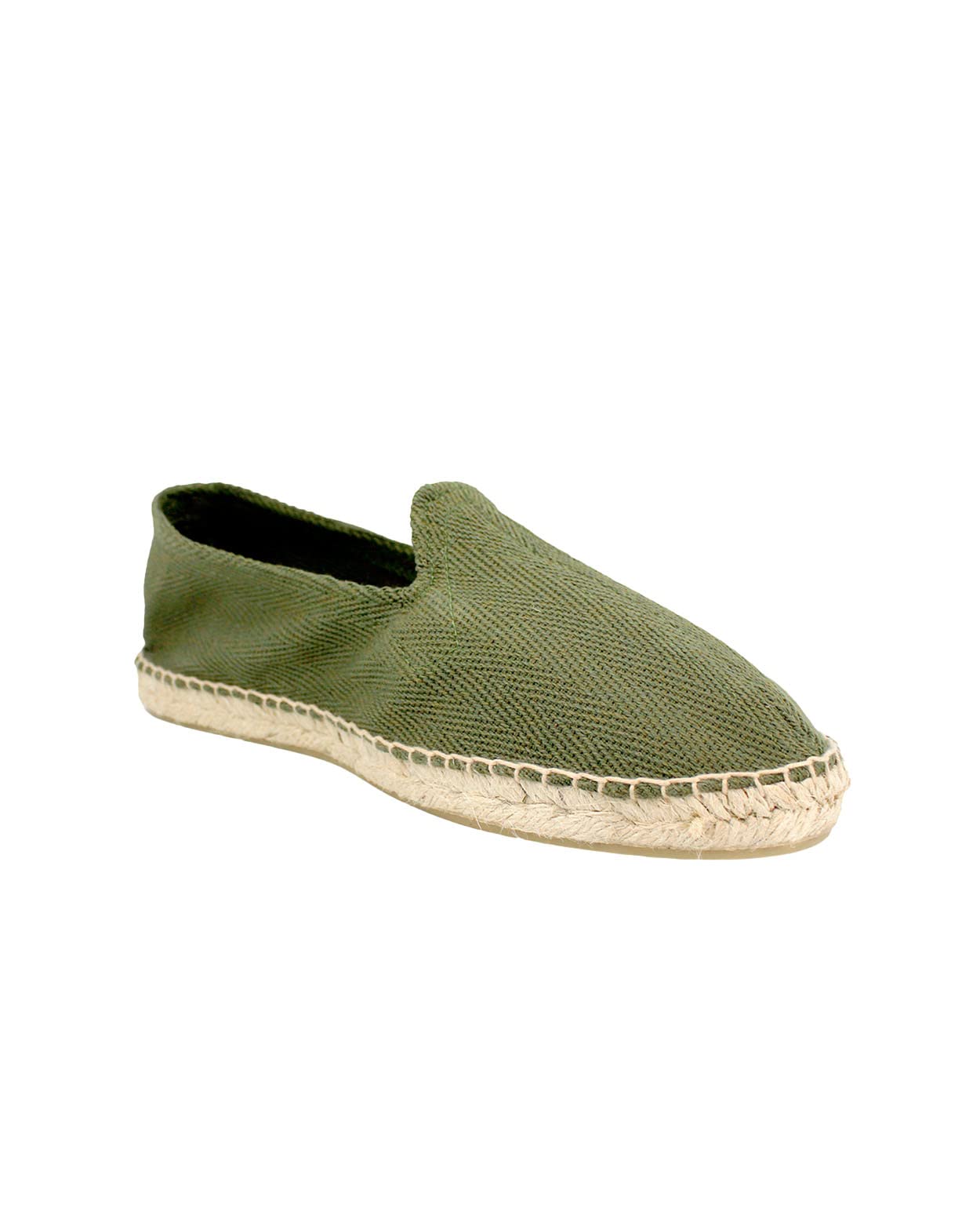 Espadrilles en toile à chevrons fabriquées à la main en Espagne