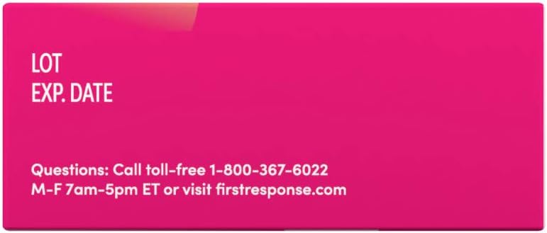 First Response Early Result Pregnancy Test, 2 Pack (Packaging & Test Design May Vary) : Everything Else
