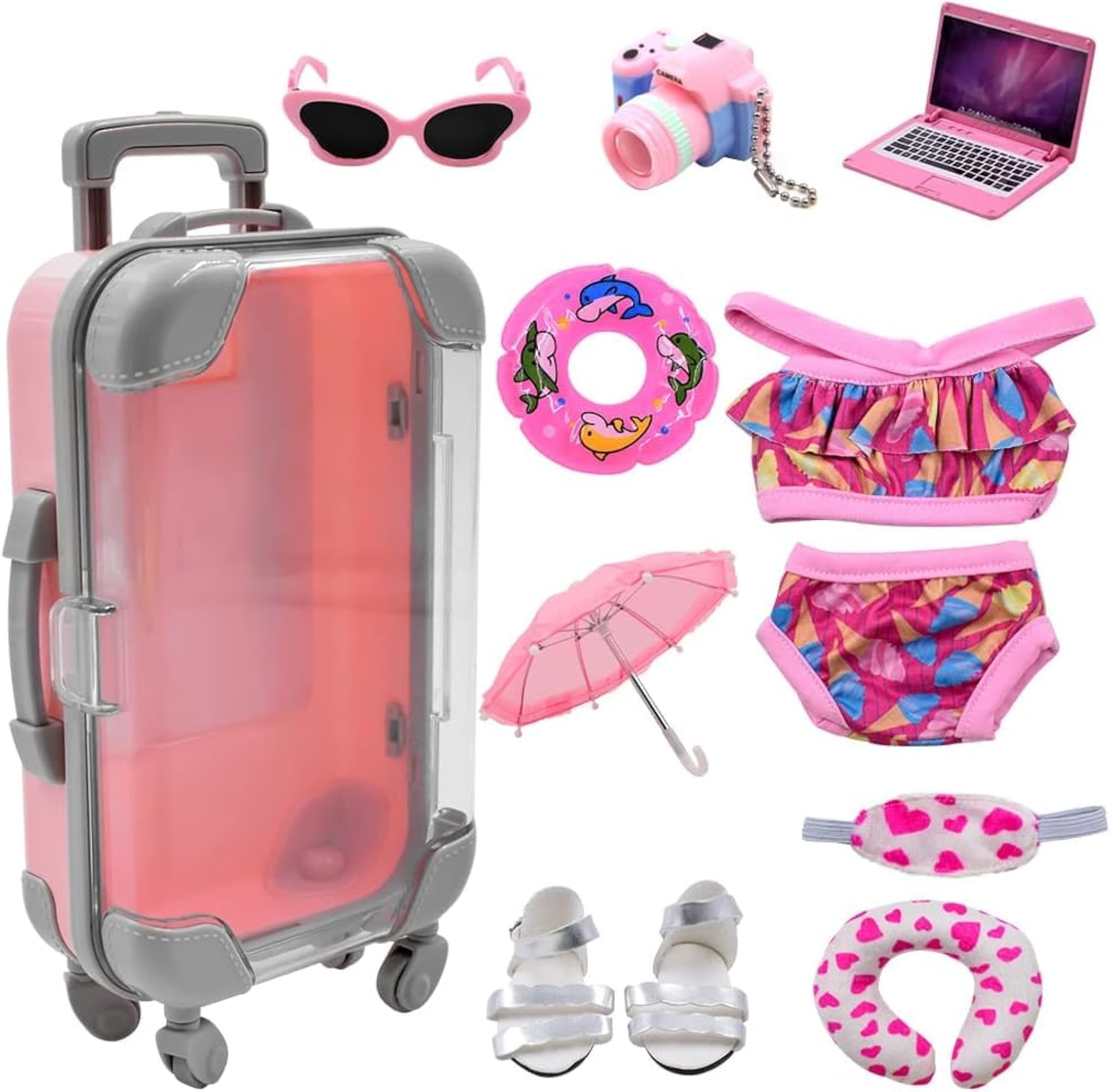 Pink Mini Trolley Suitcase for Travel