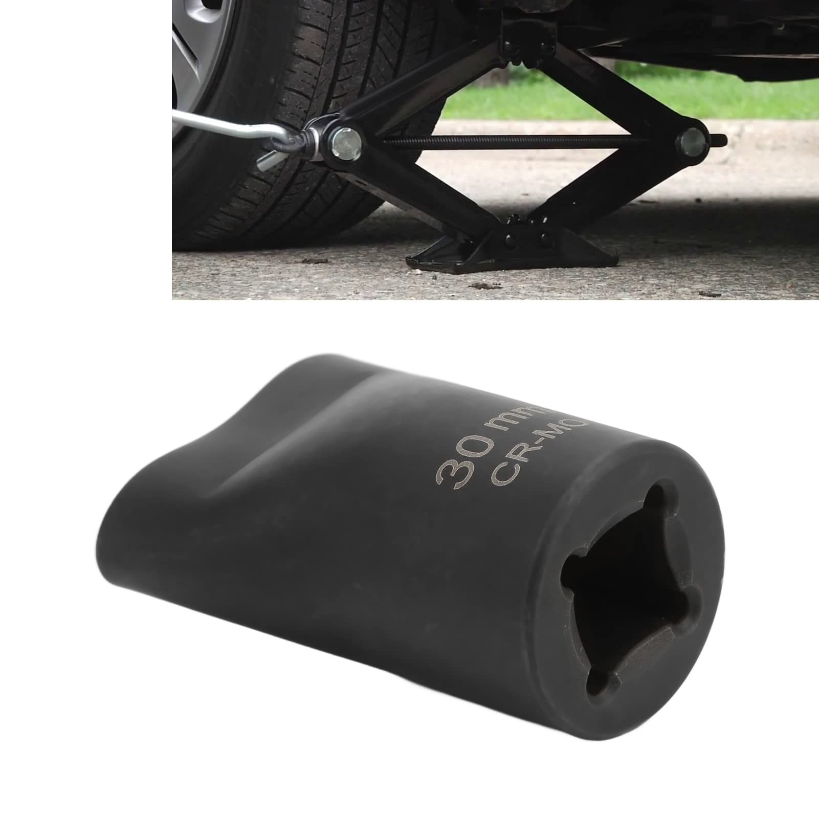 Adattatore per Trapano a Forbice 1/2 Pollici Rapido in Metallo Resistente All'usura 30mm