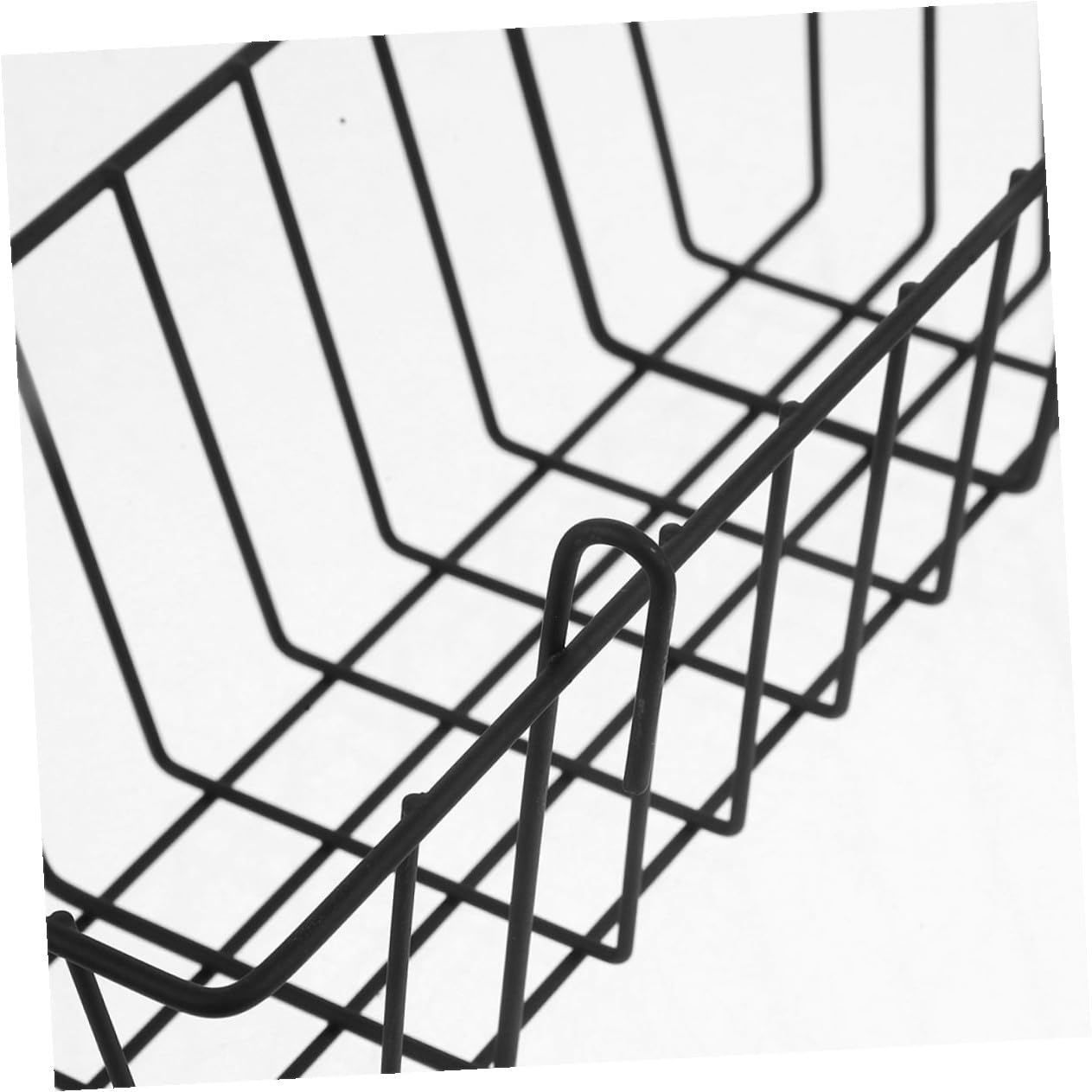 Râtelier à Foin pour Lapins Suspendu, Métal Noir, Lot de 5 Pièces | Cage D’animal, Support Stable, Garde la Nourriture Propre, Convient Lapin et Chinchilla