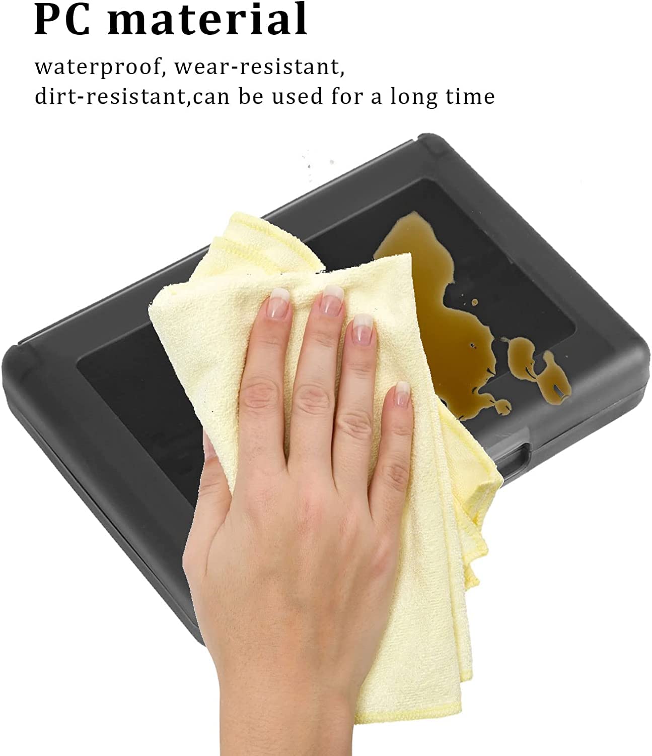 Zerodis 28 in 1 PP plastica per videogiochi, per 3DS DSL DSI LLL, colore: nero