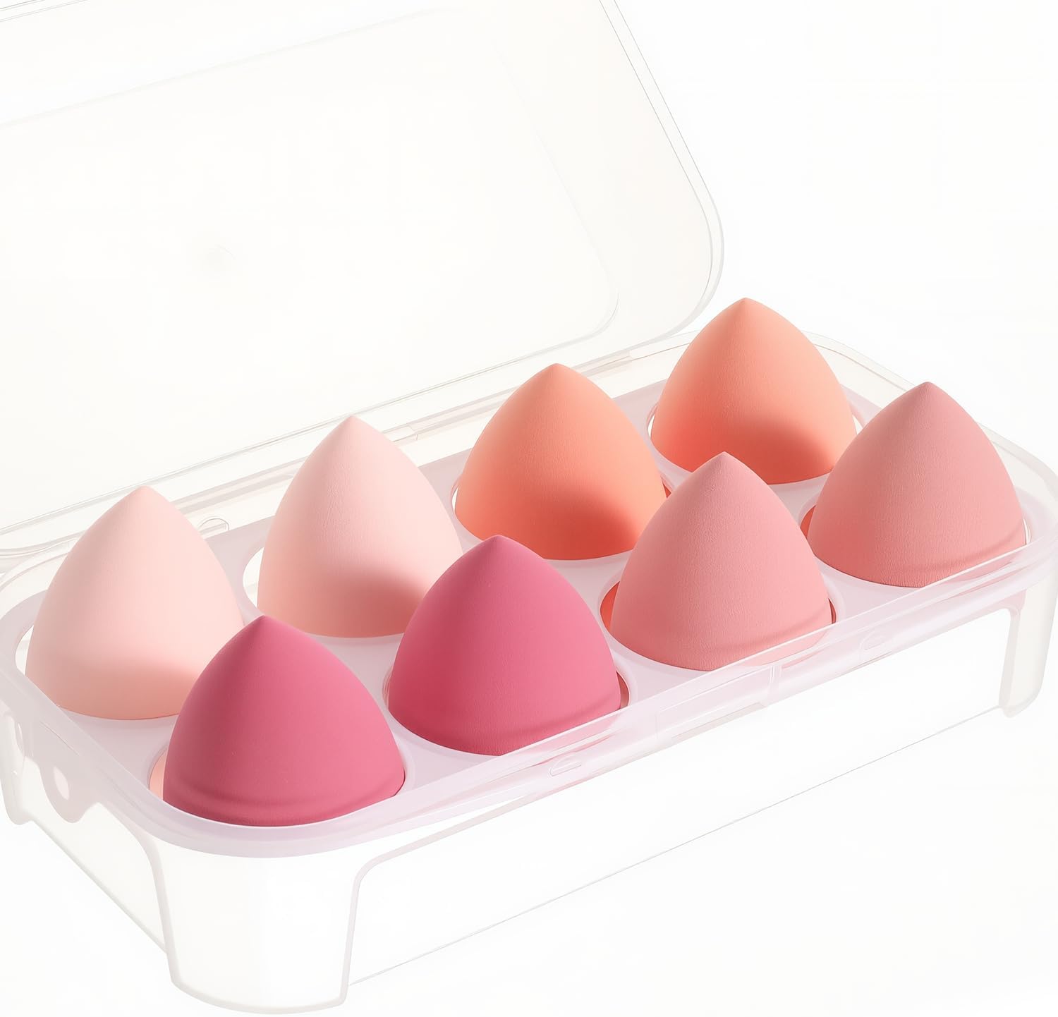 Makeup Sponge Beauty Blender 8 Pack Soft Makeup Sponges Beauty Blender Sponge Make Up Sponge Foundation Blending Blender for Liquid Powder Sunscreen Cream Cosmetic