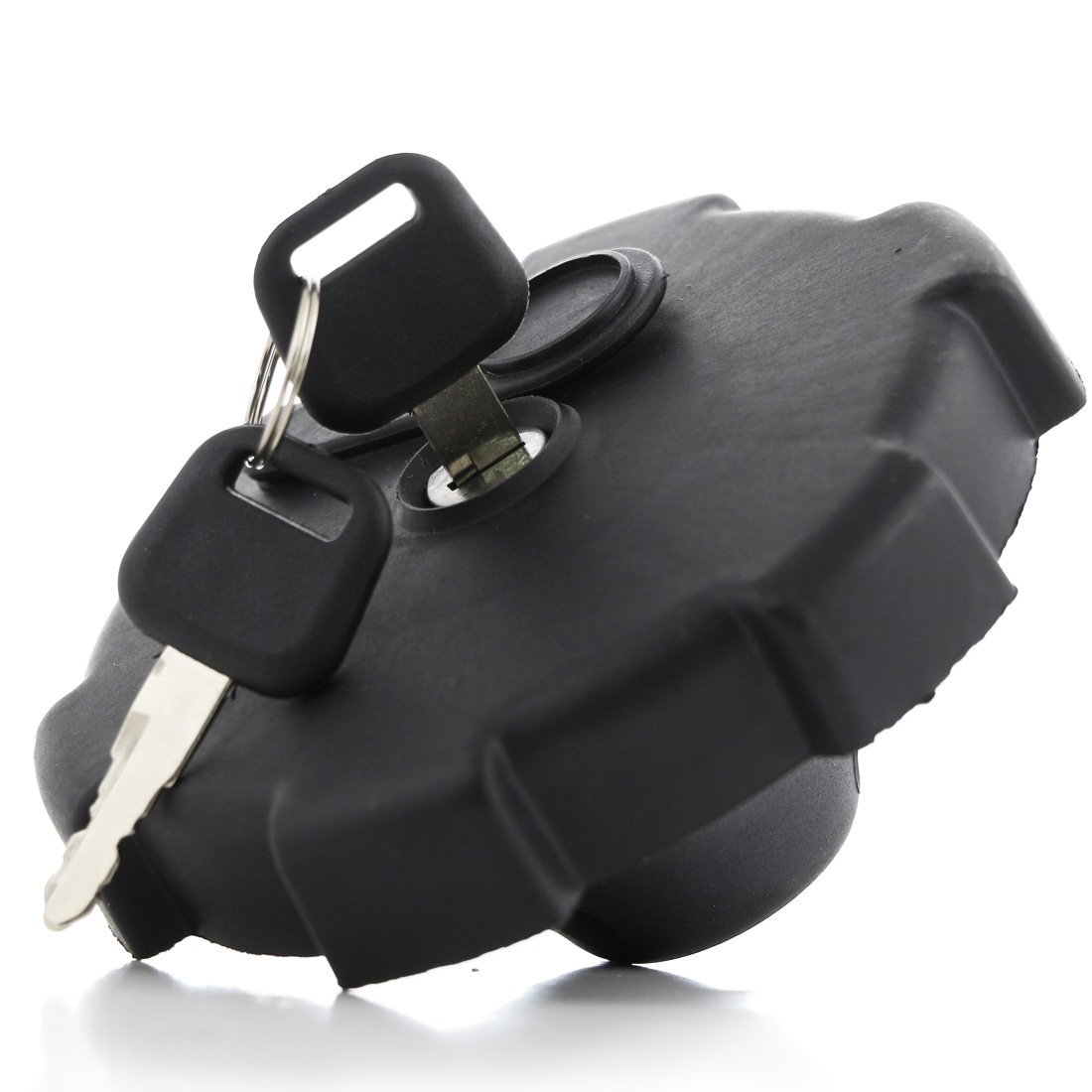 1 tapa de depósito de combustible negra de 80 mm para camión con 2 llaves y ventilación